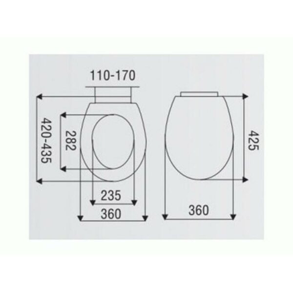 Wc daska termoplast Smart soft-close - Image 2